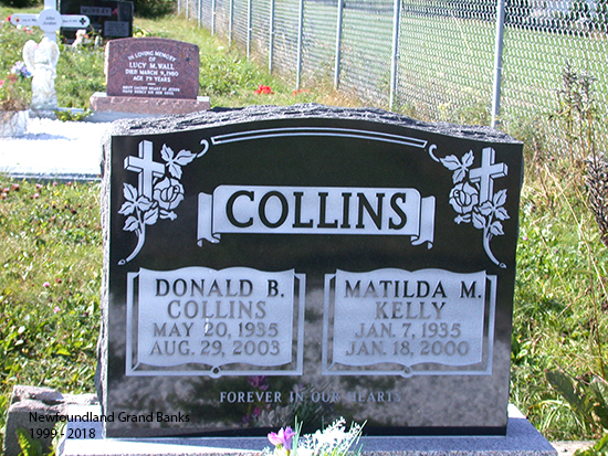 Donald B & Matilda M Collins