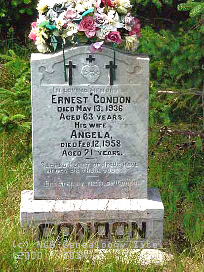  Ernest and Angela Condon