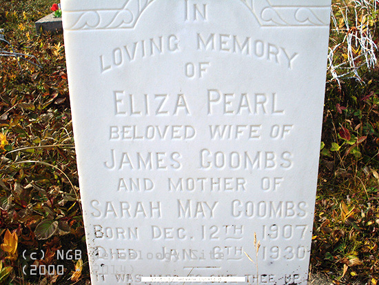 Eliza Pearl Coombs