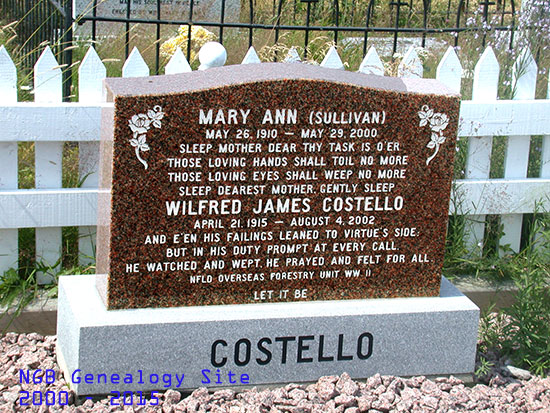 Mary & Wilfred Costello