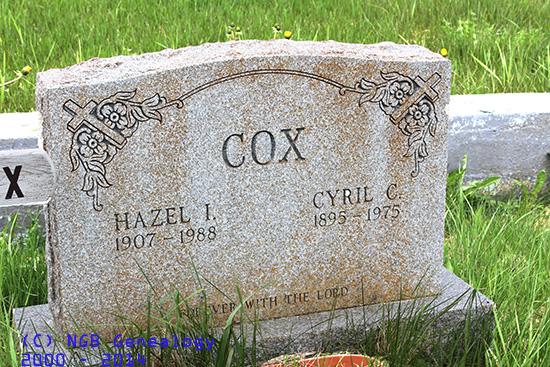 Hazel I. & Cyril C. Cox