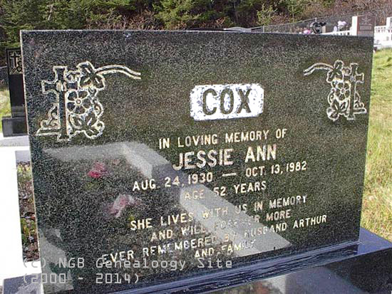 Jessie Ann Cox