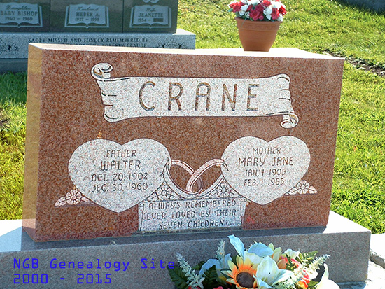 Walter & Mary Jane Crane