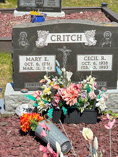 Cecil R. & Mary E. Critch