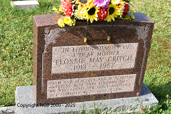 Flossie May Critch