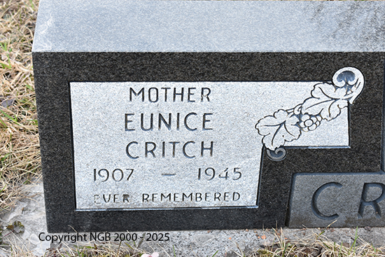 Moses C. & Eunice Critch