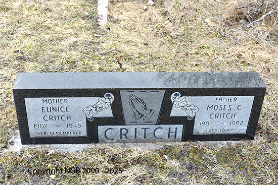 Moses C. & Eunice Critch