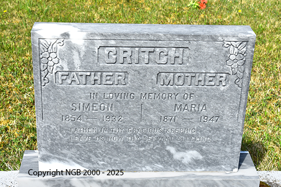 Simeon & Maria Critch