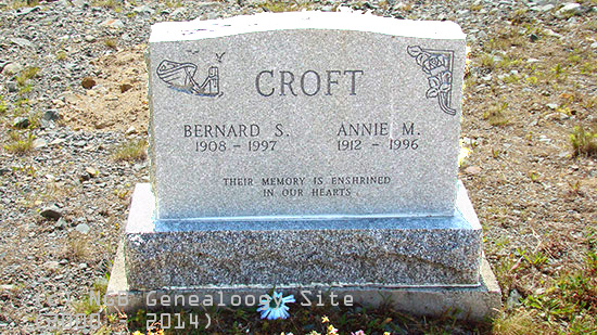 Bernard S. & Annie M. Croft