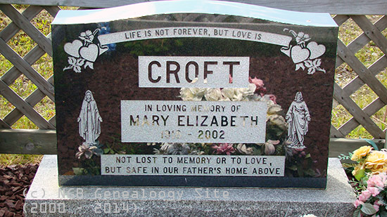 Mary Elizabeth Croft