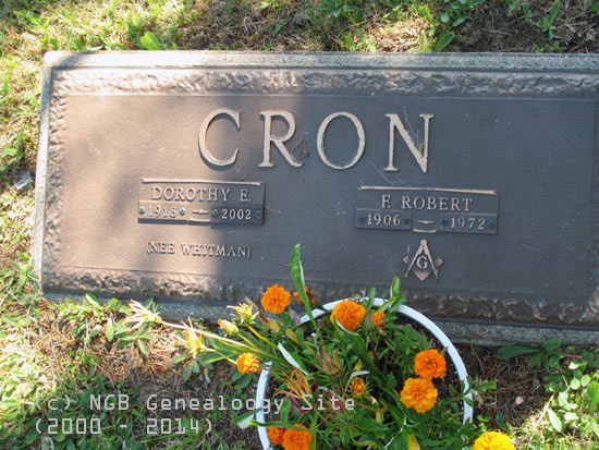 Dorothy and F. Robert Cron