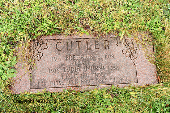 Frederick L. & Lydia May Cutler