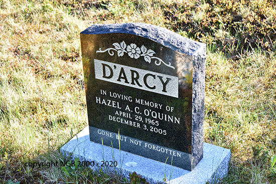 Hazel A. C. O'Quinn D'Arcy