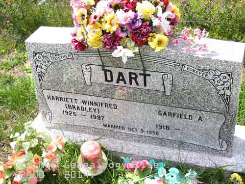 Garfield and Harriett Dart