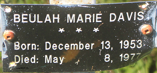Beulah Marie Davis