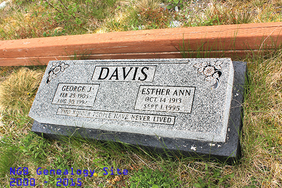 George J. & Esther Ann Davis