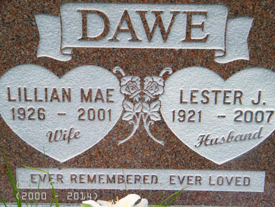 Lillian and Lester Dawe