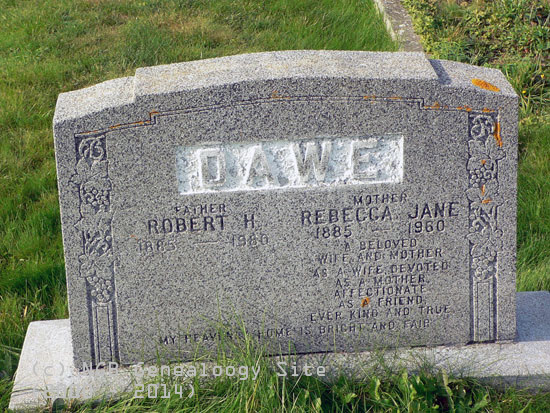 Robert and Rebecca Dawe