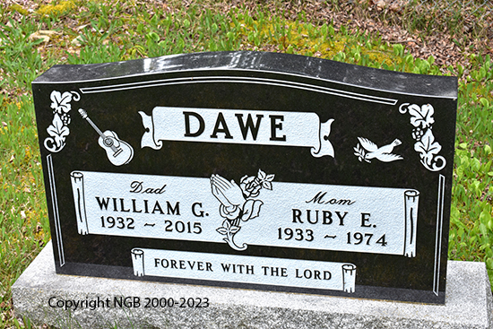 William G. & Ruby E. Dawe