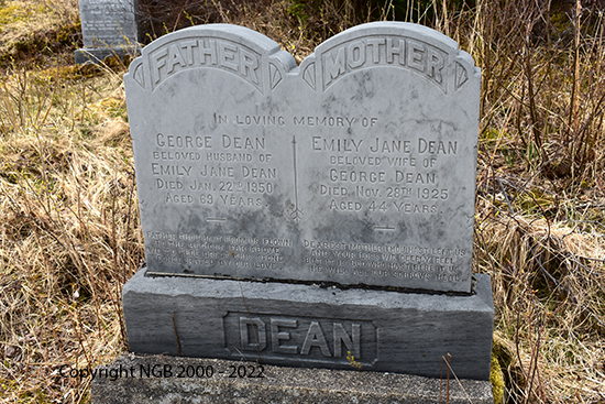 George & Emily Jane Dean