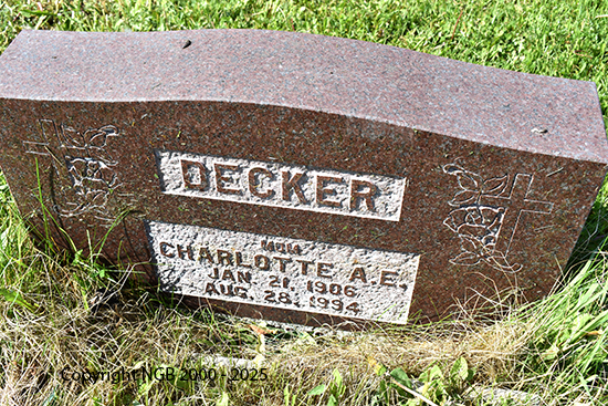 Charlotte A. E. Decker