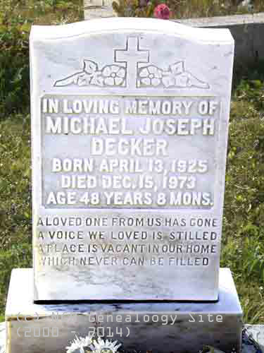 Michael Joseph DECKER