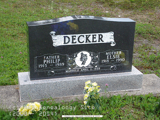 Philip & Elsie Decker