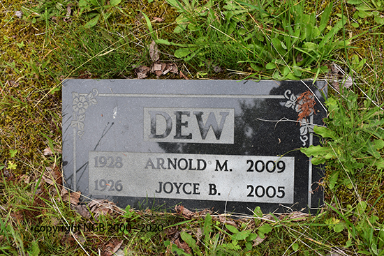 Arnold M. & Joyce B. Dew