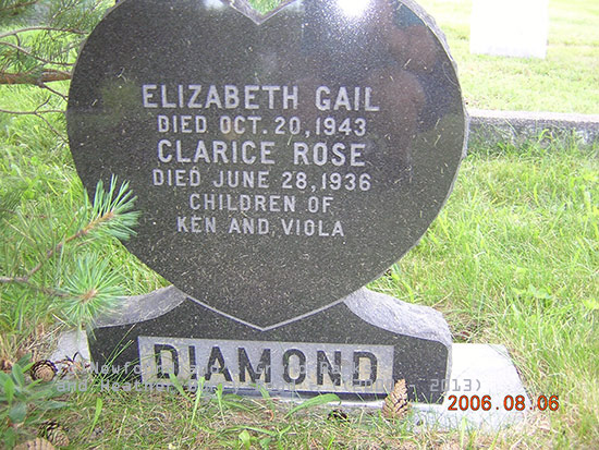 Elizabeth Gail and Clarice Rose Diamond