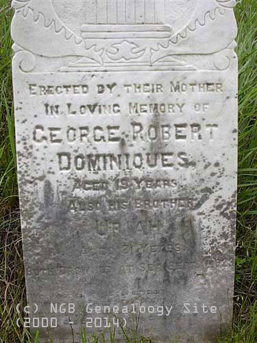 George Robert & Uriah Dominiques