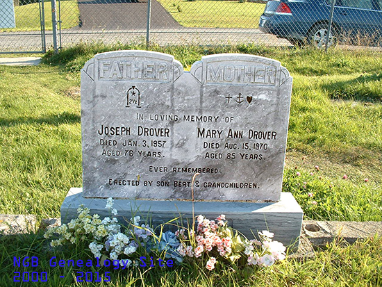 Joseph & Mary Ann Drover