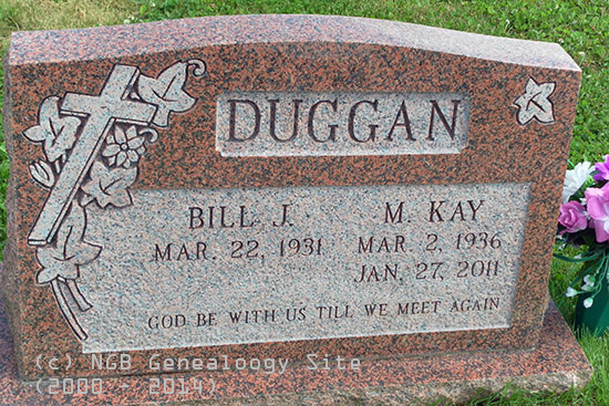 Bill & M Kay Duggan