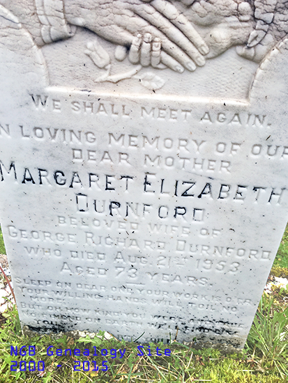 Margaret Elizabeth Durnford