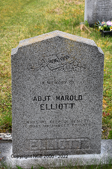 Adjt Harold Elliott