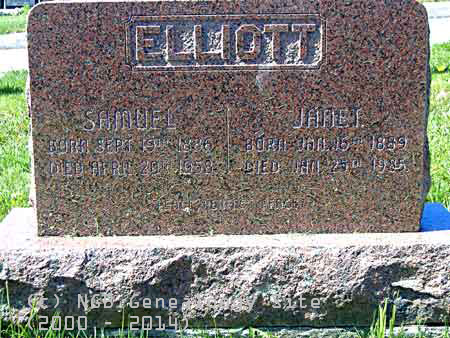 Samuel and Janet ELLIOTT