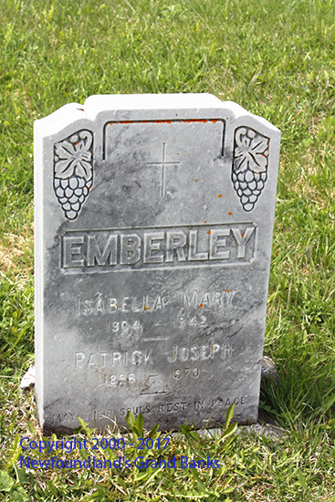 Isabella Mary & Patrick Joseph Emberley