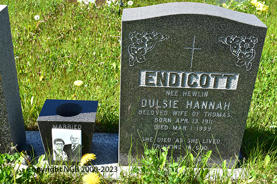 Thomas A. & Dulsie Hannah Endicott