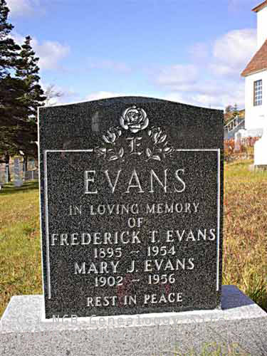 Frederick T. & Mary J. Evans