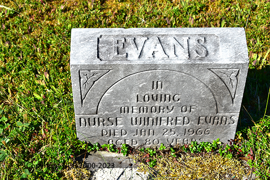 Nurse Winnifred Evans