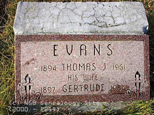 Thomas & Gertrude Evans