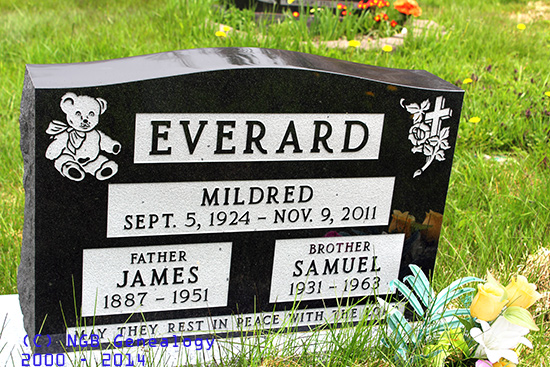Mildred, James & Samuel Everard