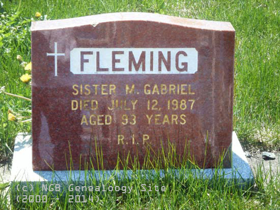 Sr. M. Gabriel Fleming
