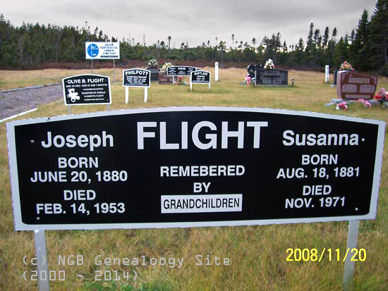 Joseph and Susanna Flight