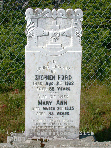 Stephen and Mary Ann Ford