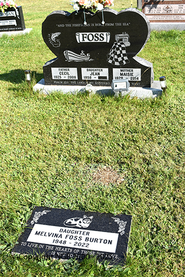 Cecil, Jean Foss & Melvina Burton