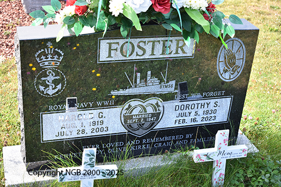 Harold G. & Dorothy S. Foster