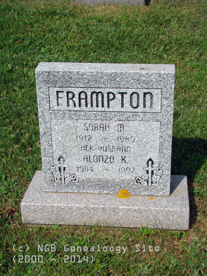 Sarah M. and Alonzo K. Frampton