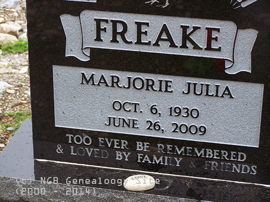 Marjorie Julia Freake