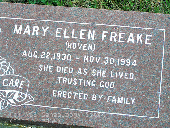 Mary Ellen Freake