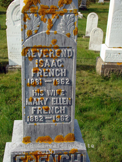 Rev Isaac and Mary Ellen French